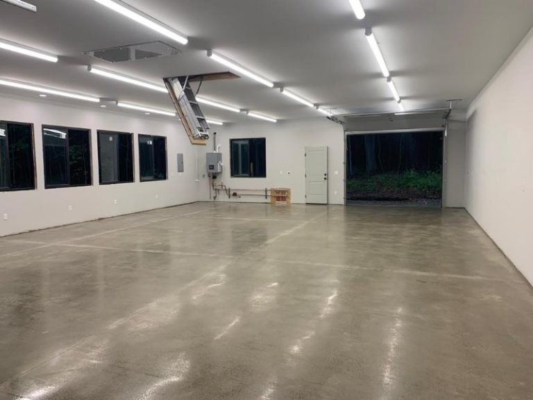 garage concrete polishing