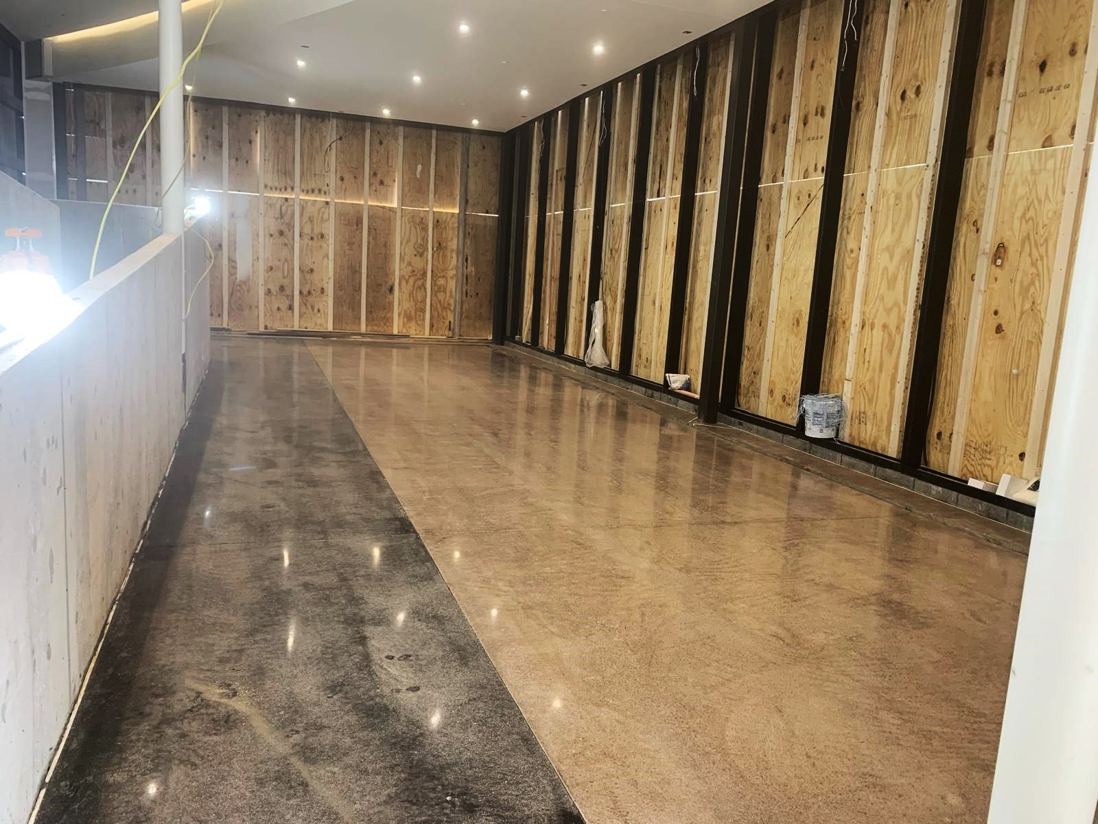 800 grit commercial polished concrete 1